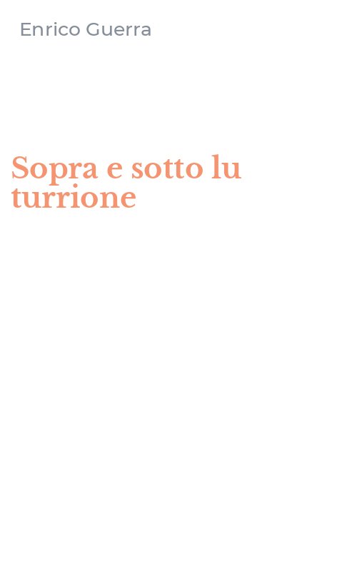 Sopra e sotto lu turrione