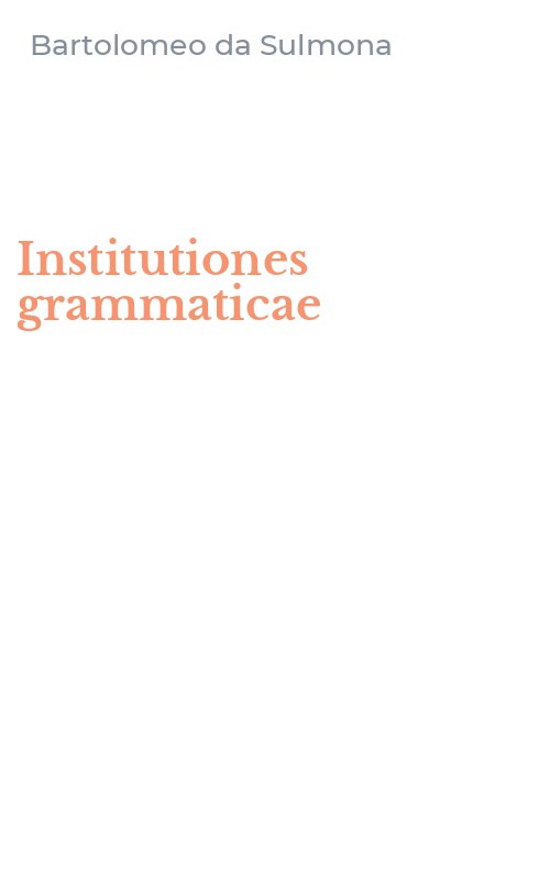 Institutiones grammaticae