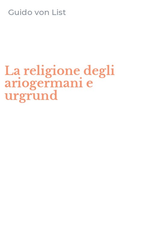 La religione degli ariogermani e urgrund