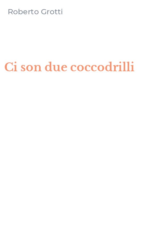 Ci son due coccodrilli