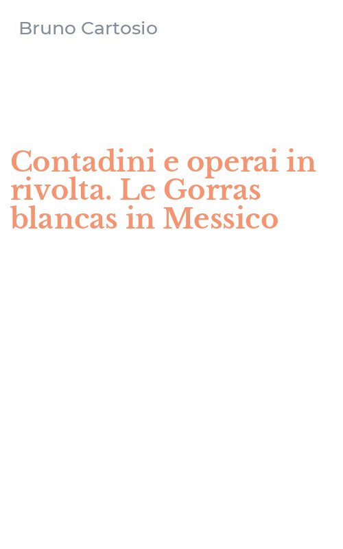 Contadini e operai in rivolta. Le Gorras blancas in Messico