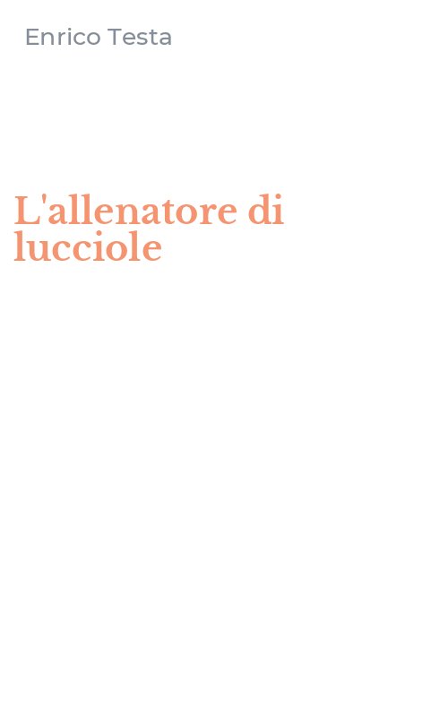 L'allenatore di lucciole