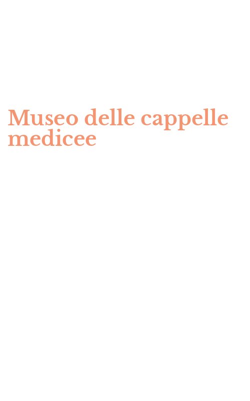Museo delle cappelle medicee