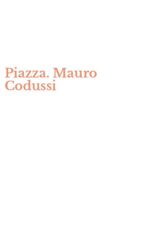 Piazza. Mauro Codussi