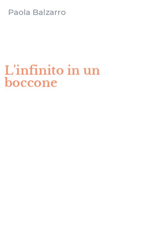 L'infinito in un boccone