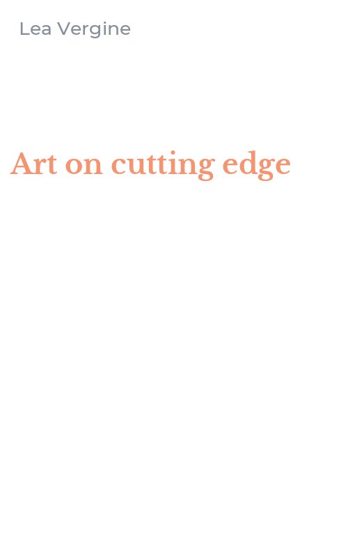 Art on cutting edge