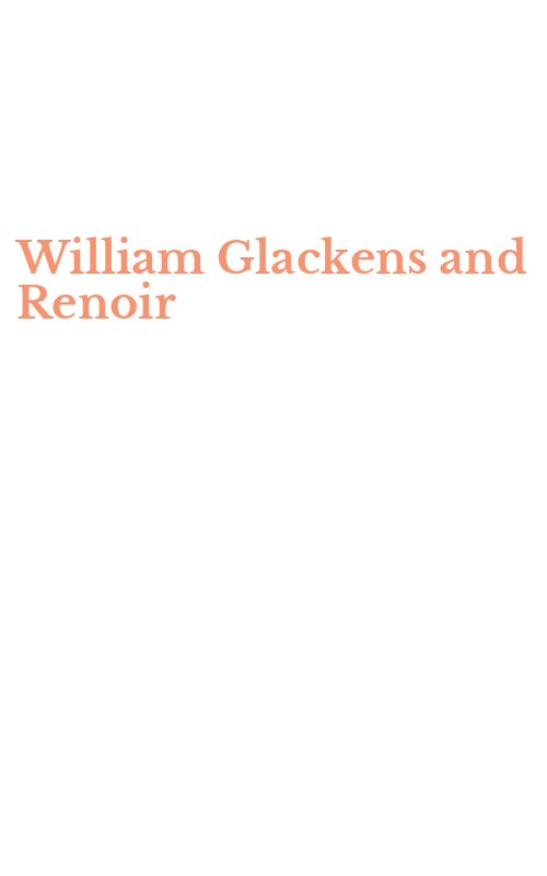 William Glackens and Renoir