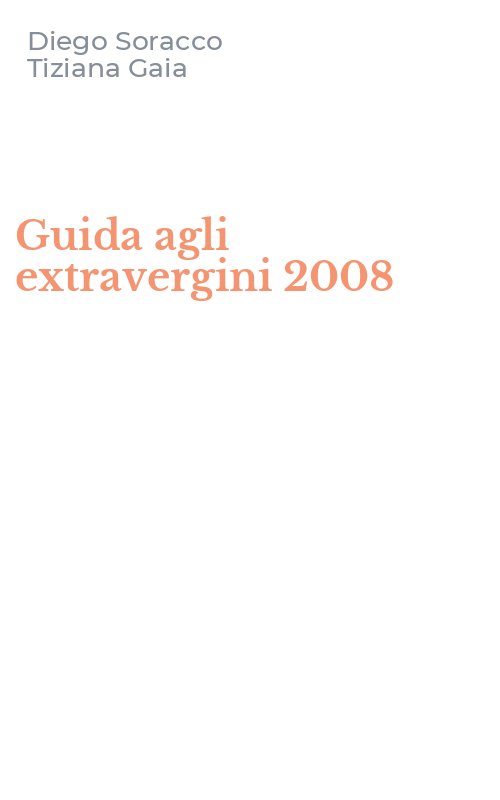 Guida agli extravergini 2008