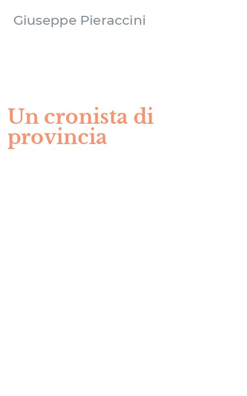 Un cronista di provincia
