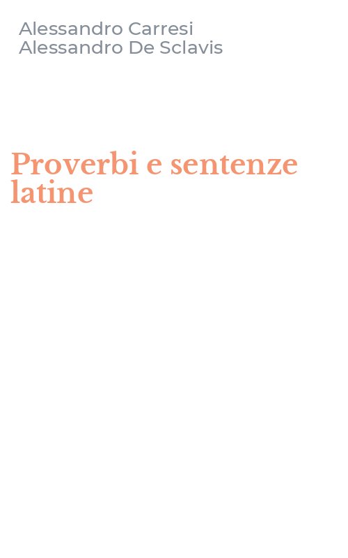 Proverbi e sentenze latine