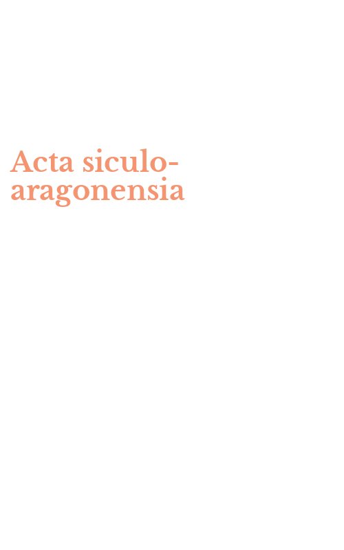 Acta siculo-aragonensia
