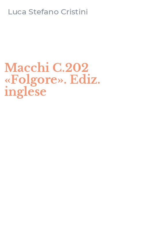 Macchi C.202 «Folgore». Ediz. inglese