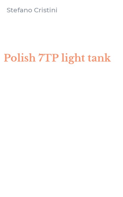 Polish 7TP light tank