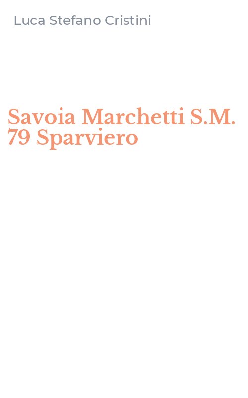 Savoia Marchetti S.M. 79 Sparviero