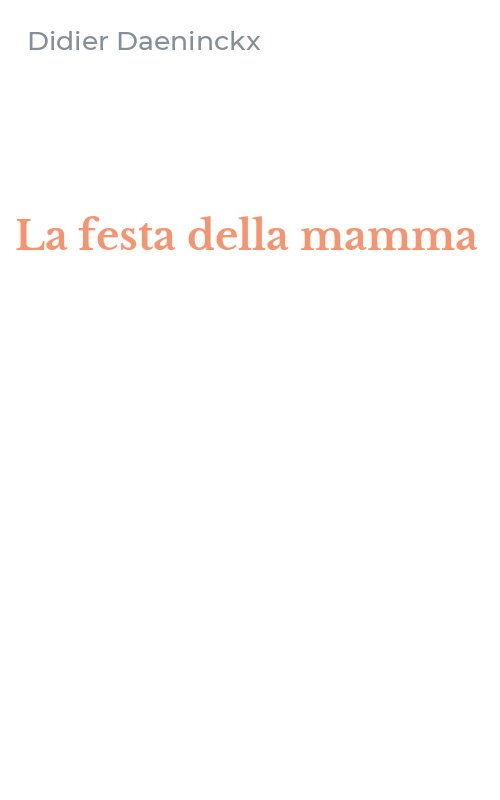 La festa della mamma