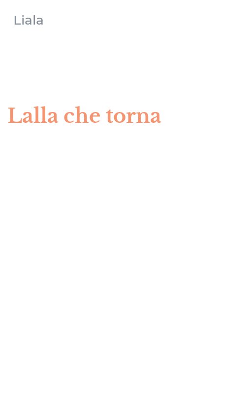Lalla che torna