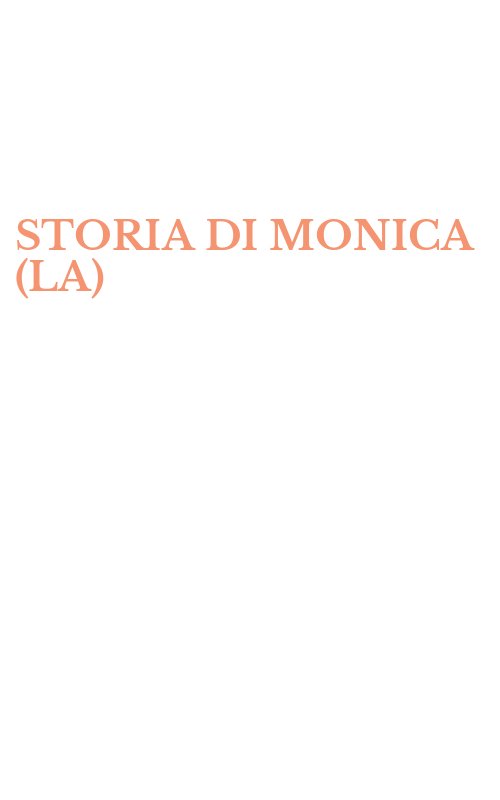 STORIA DI MONICA (LA)