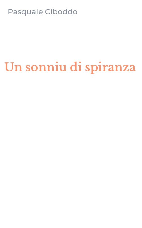 Un sonniu di spiranza