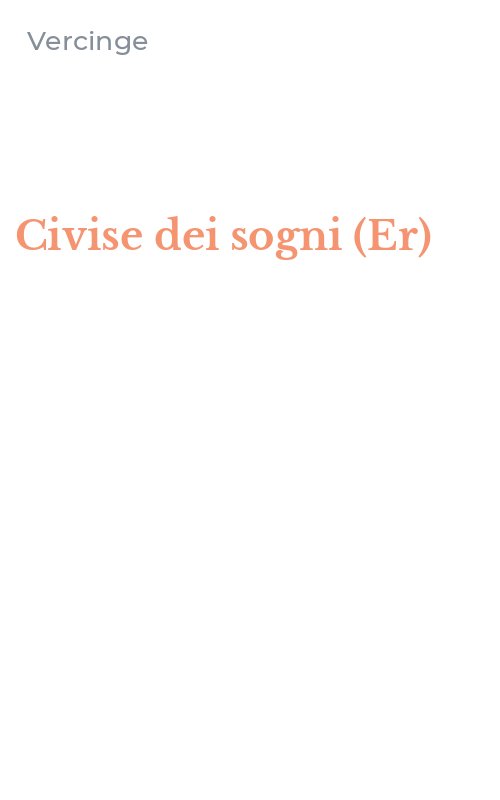Civise dei sogni (Er)