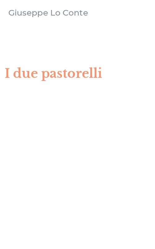 I due pastorelli