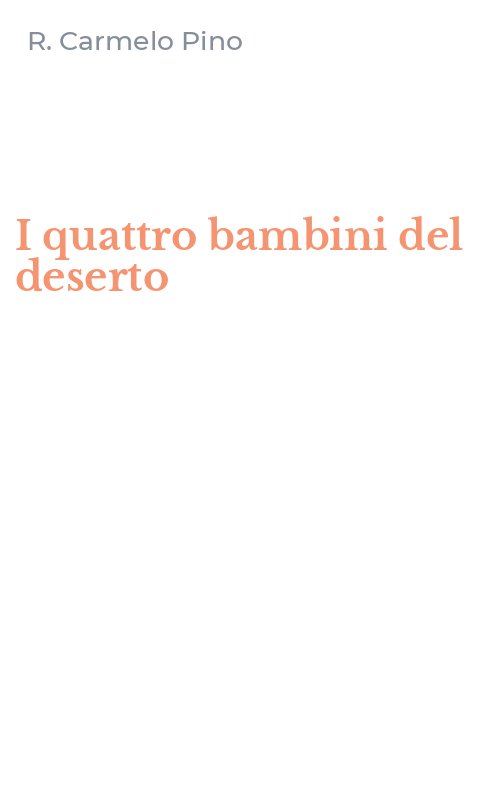 I quattro bambini del deserto