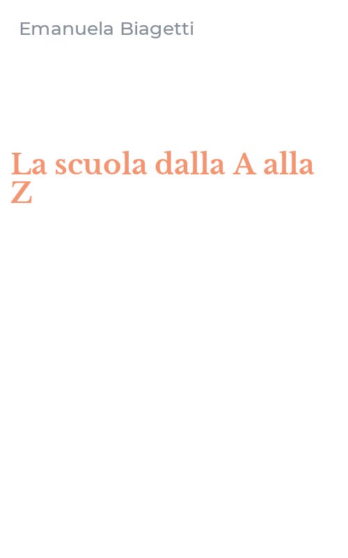 La scuola dalla A alla Z