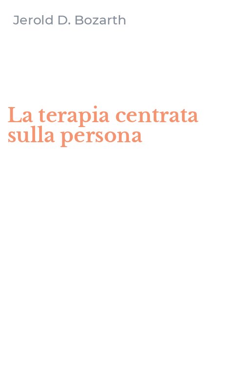 La terapia centrata sulla persona