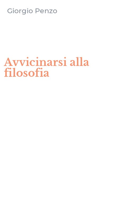 Avvicinarsi alla filosofia