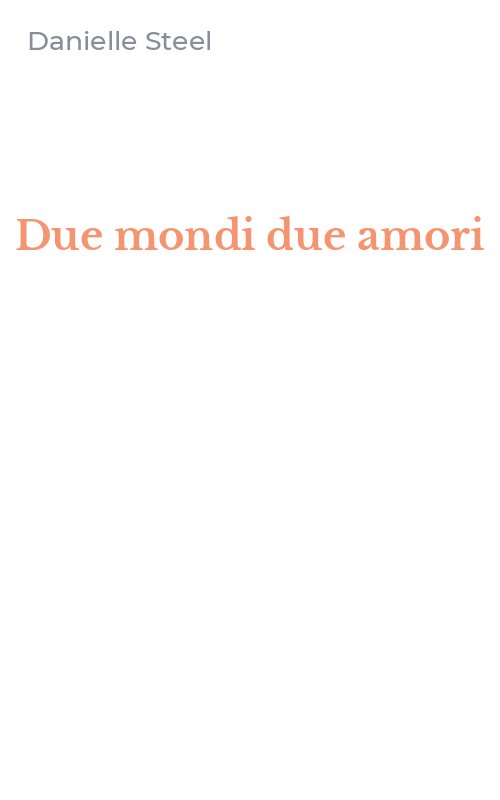 Due mondi due amori