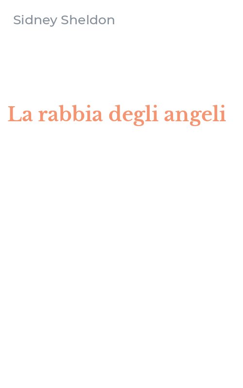 La rabbia degli angeli