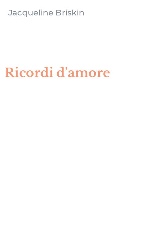 Ricordi d'amore