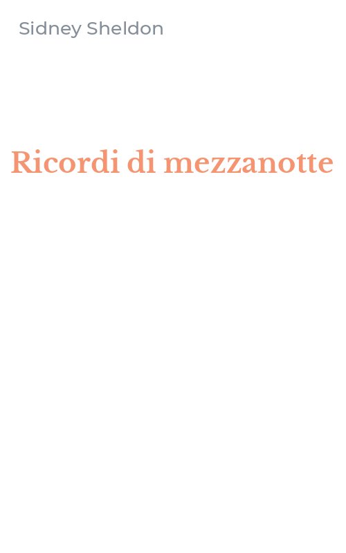 Ricordi di mezzanotte