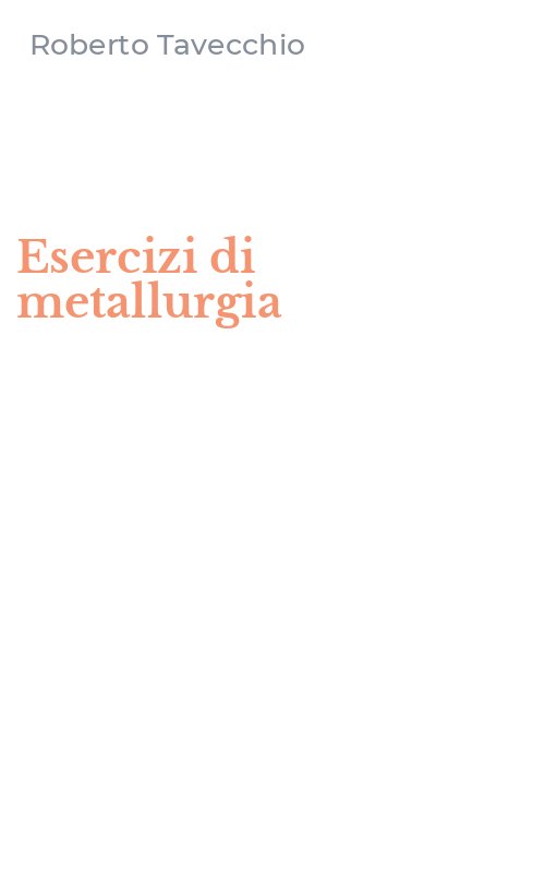 Esercizi di metallurgia