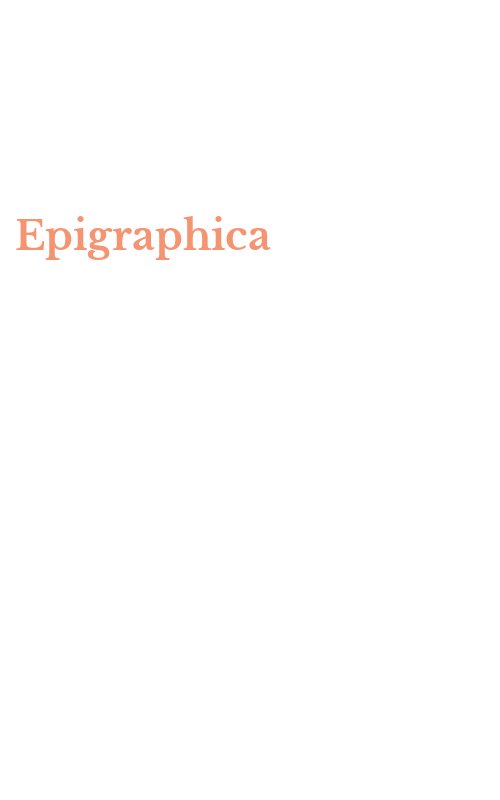 Epigraphica