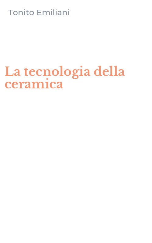 La tecnologia della ceramica