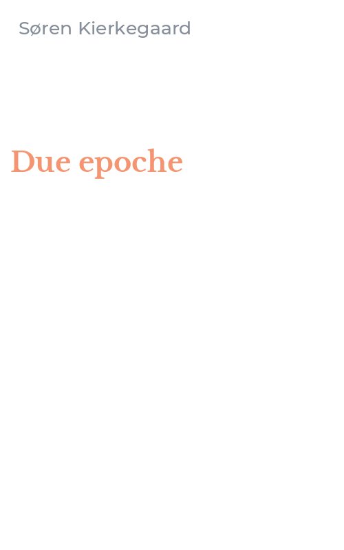 Due epoche