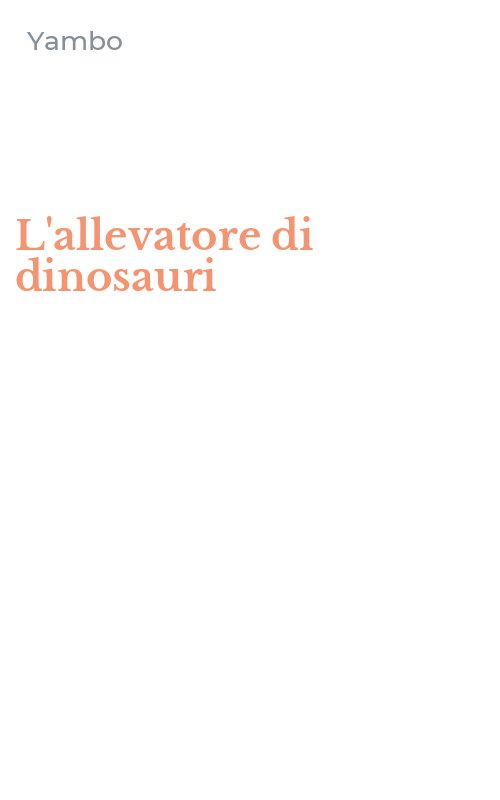 L'allevatore di dinosauri