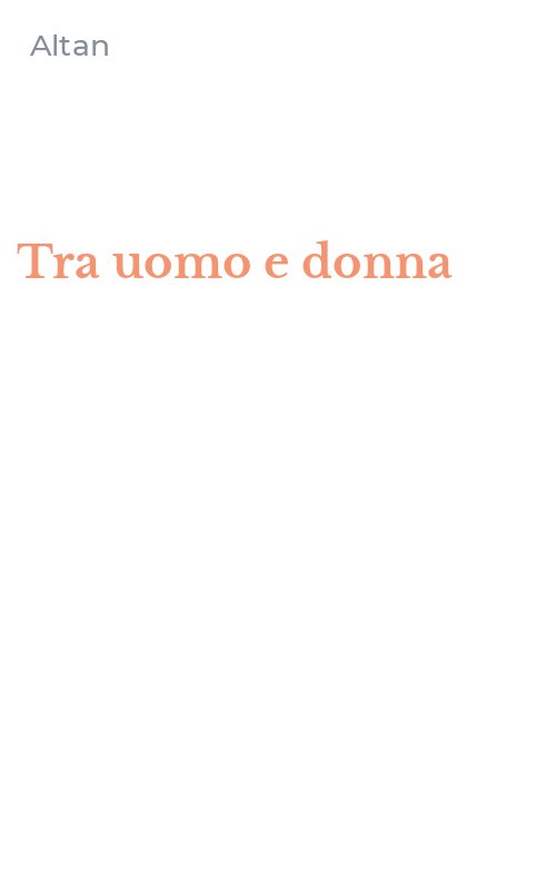 Tra uomo e donna