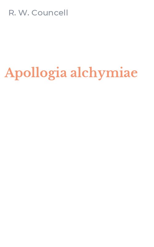 Apollogia alchymiae
