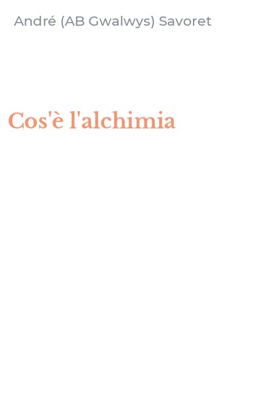 Cos'è l'alchimia