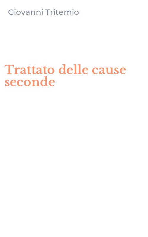 Trattato delle cause seconde