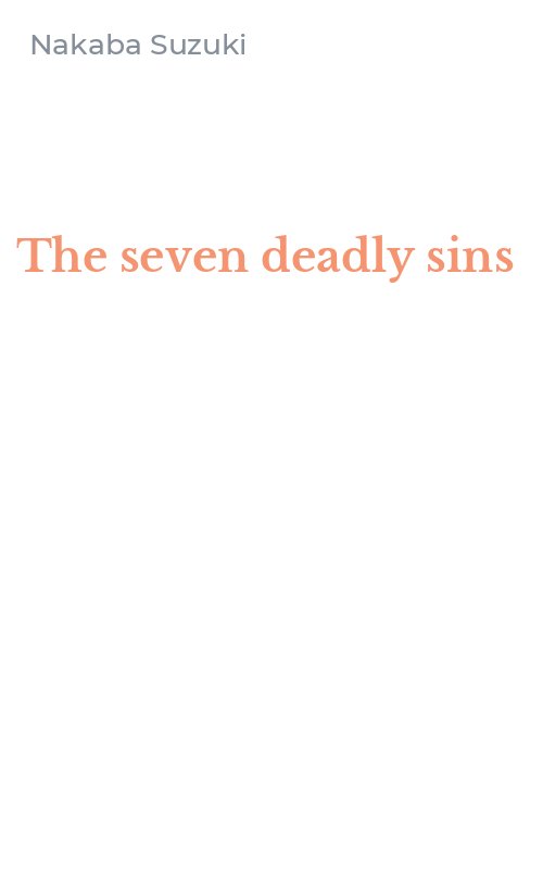 The seven deadly sins