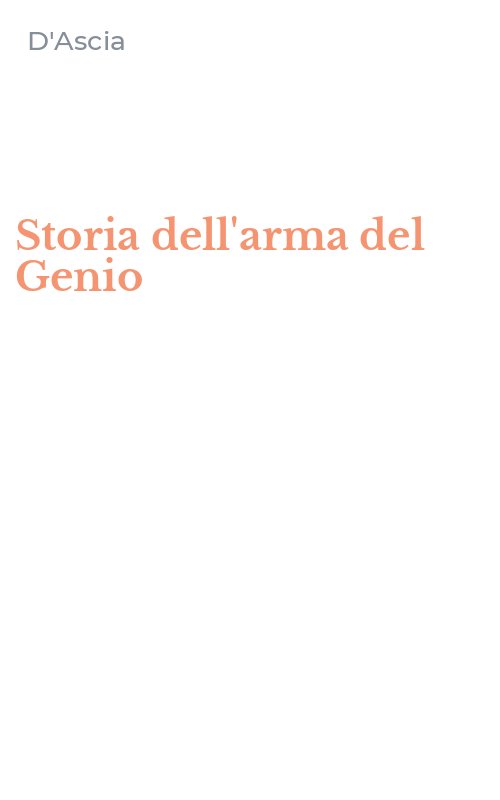 Storia dell'arma del Genio