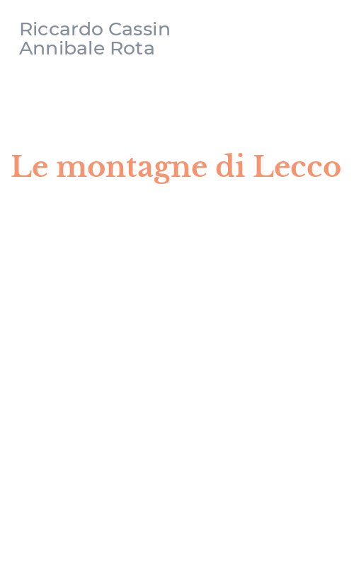Le montagne di Lecco