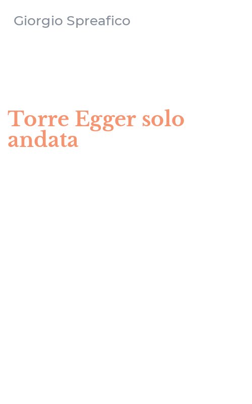 Torre Egger solo andata