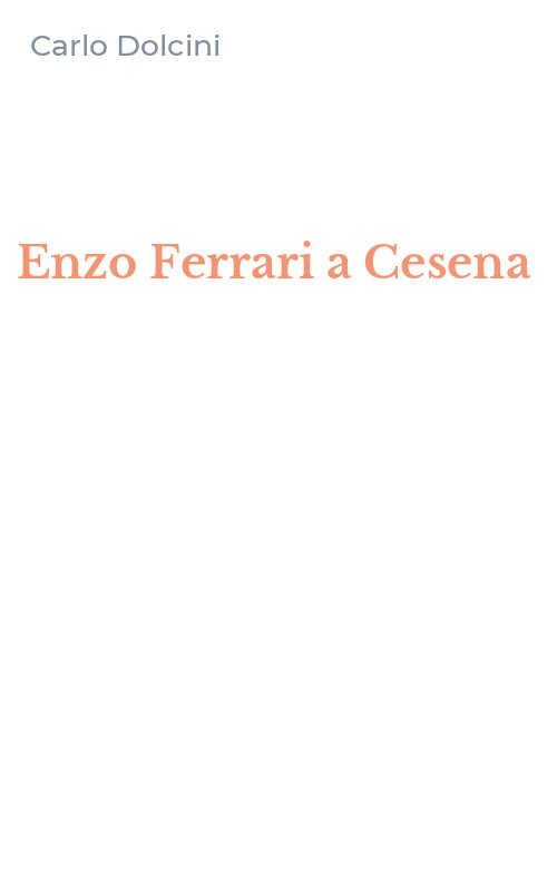 Enzo Ferrari a Cesena