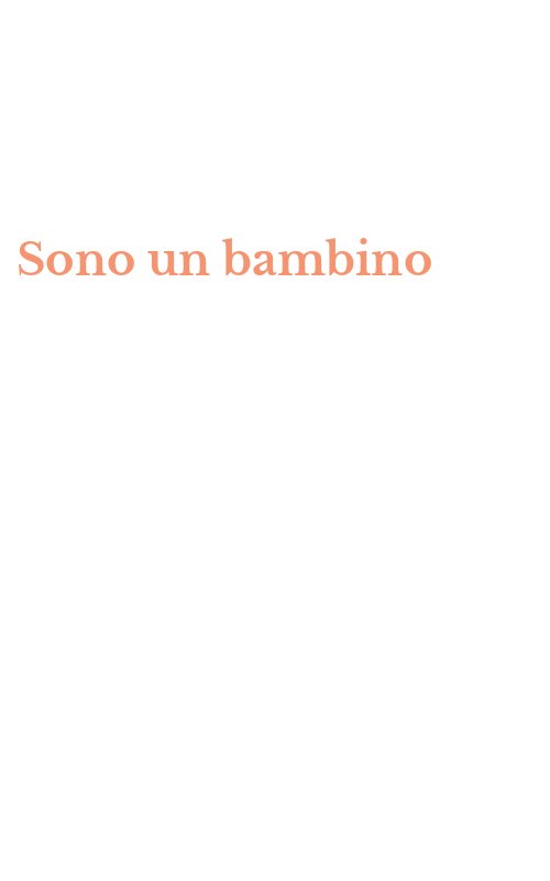 Sono un bambino