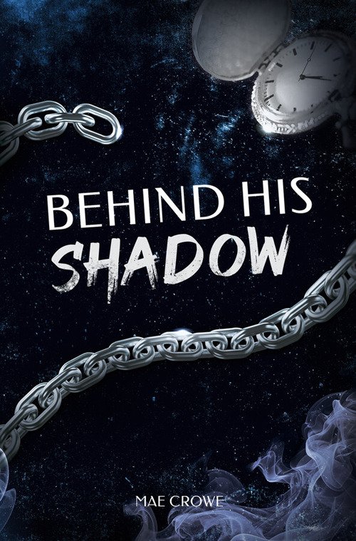 Behind his shadow