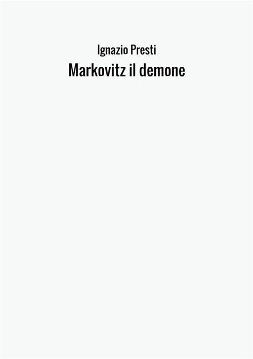 Markovitz il demone