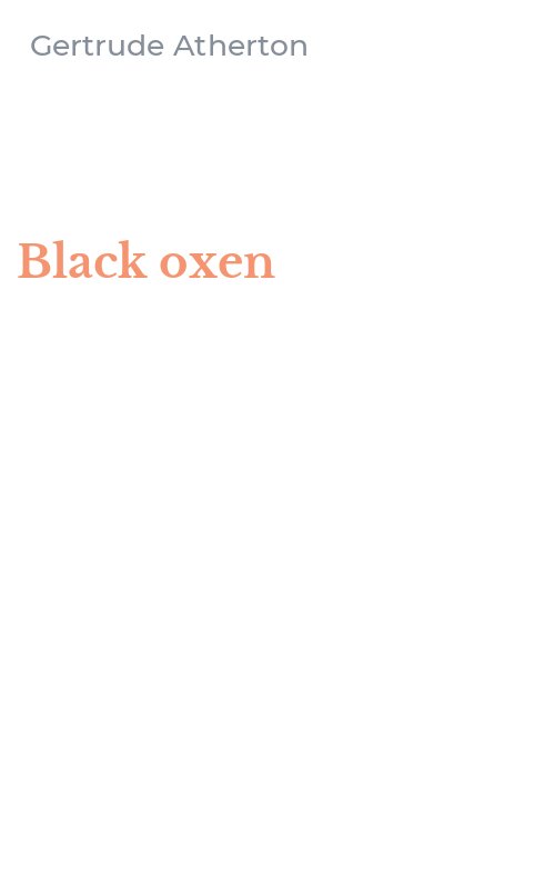 Black oxen